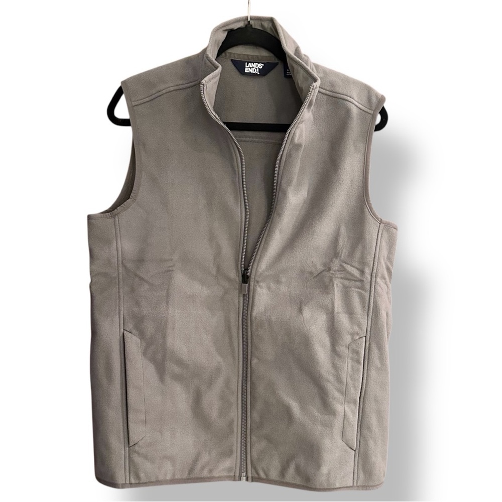 Marinac Gray Fleece Vest S NWT